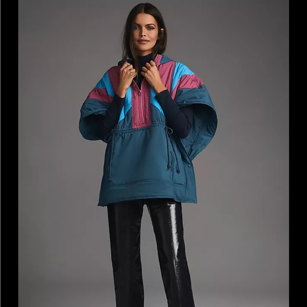 Daily Practice by Anthropologie Puffer Poncho - Picture 8 of 9